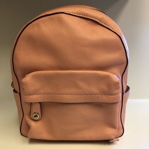 Coach pink backpack
